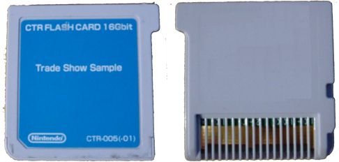 さらし 3DS CTR FLASH CARD 16Gbit (E203344) CTR-008 開発用 